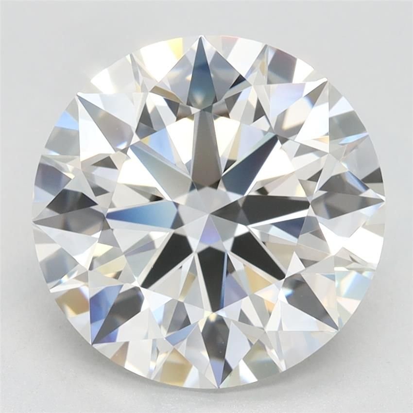 4.03ct F VVS1 Rare Carat Ideal Cut Round Lab Grown Diamond