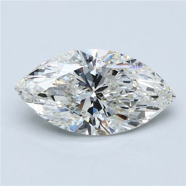 4.03ct I SI2 Rare Carat Ideal Cut Marquise Diamond