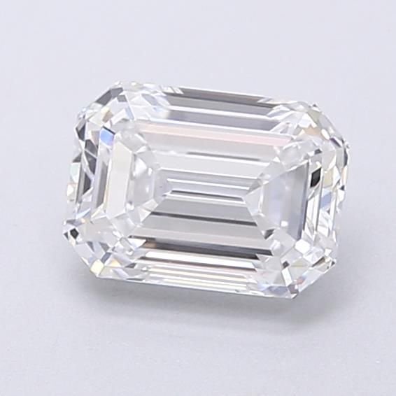 0.94ct E VVS2 Rare Carat Ideal Cut Emerald Lab Grown Diamond