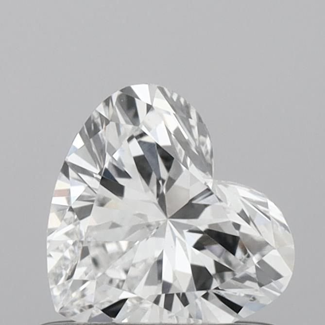 0.53ct D VVS2 Good Cut Heart Lab Grown Diamond