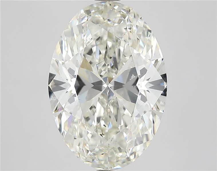 6.02ct K SI1 Rare Carat Ideal Cut Oval Diamond