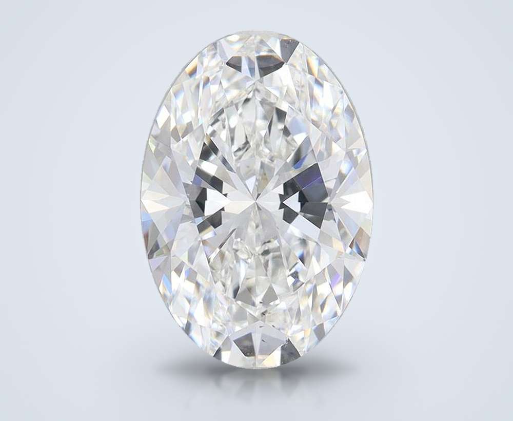 5.30 Carat Oval Lab Diamond