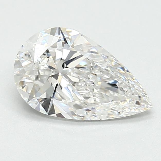 0.95ct D VVS1 Rare Carat Ideal Cut Pear Lab Grown Diamond
