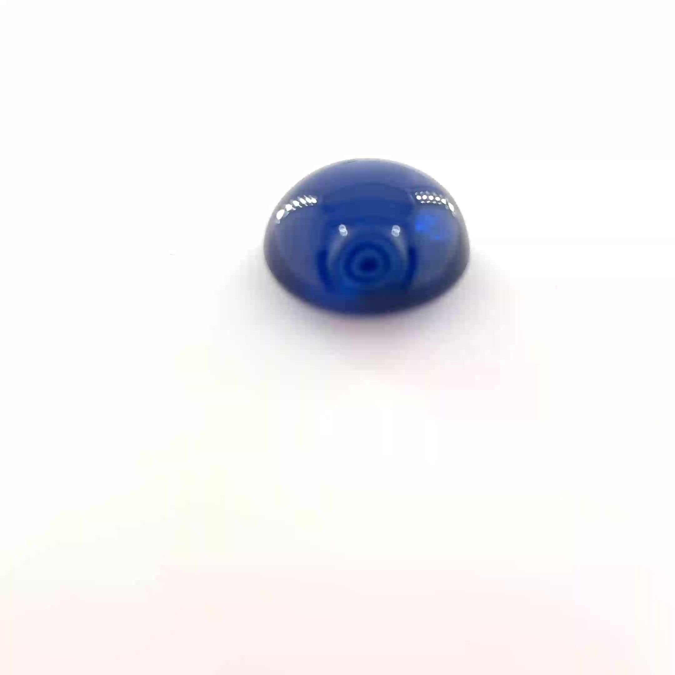1.41 Carat Blue Round Sapphire