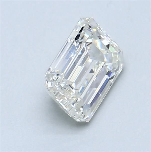 1.01ct I SI1 Rare Carat Ideal Cut Emerald Diamond