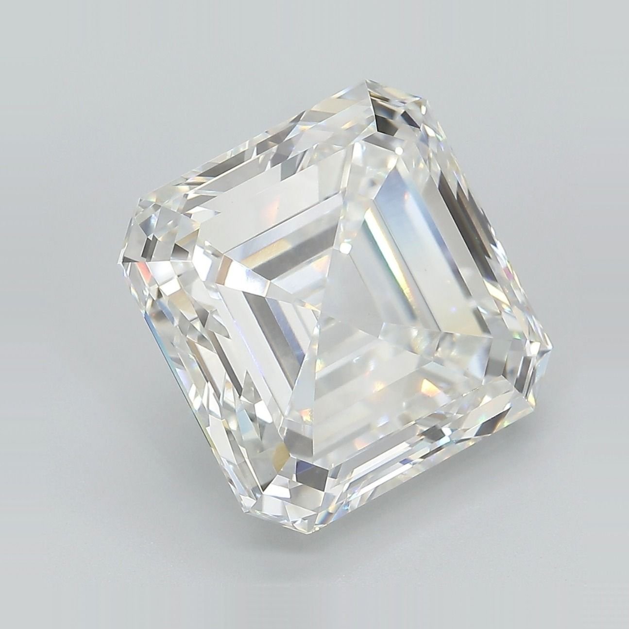 11.11ct F VVS2 Very Good Cut Asscher Lab Grown Diamond