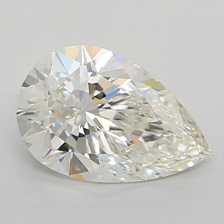 1.09ct G VVS2 Rare Carat Ideal Cut Pear Lab Grown Diamond