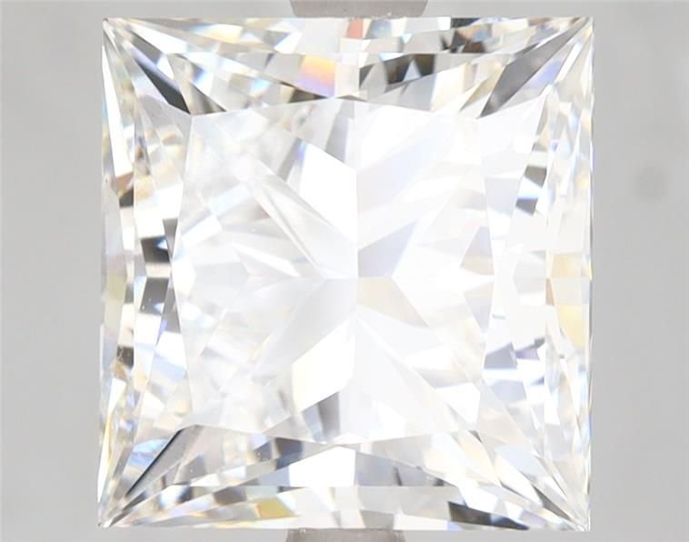 5.15ct G VS2 Rare Carat Ideal Cut Princess Lab Grown Diamond