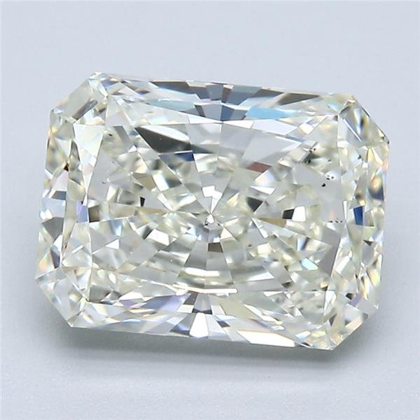 3.03ct K VS2 Rare Carat Ideal Cut Radiant Diamond