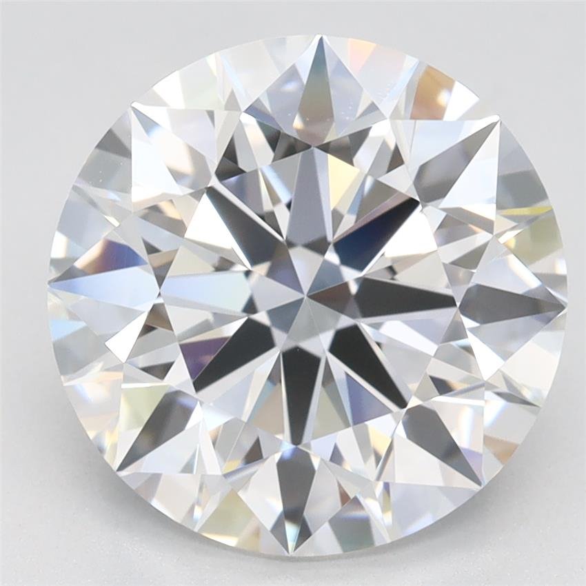 4.09ct D VVS2 Rare Carat Ideal Cut Round Lab Grown Diamond