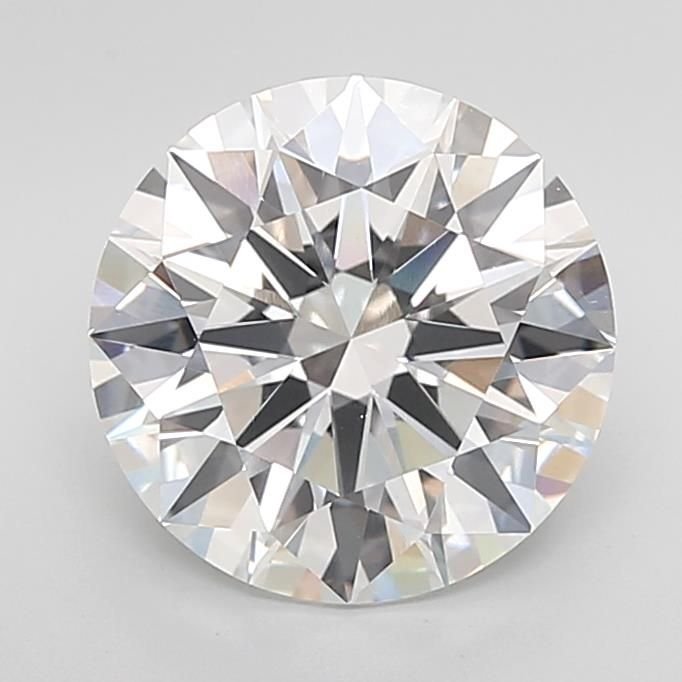 4.05ct E VVS2 Rare Carat Ideal Cut Round Lab Grown Diamond
