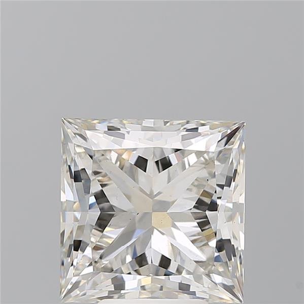 5.53ct H VS2 Rare Carat Ideal Cut Princess Lab Grown Diamond