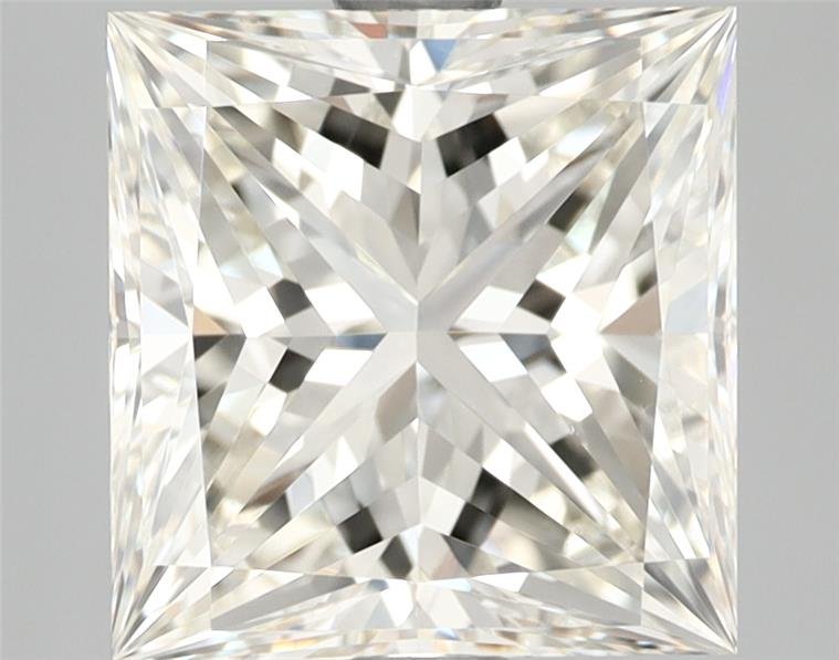 3.01ct J VS2 Very Good Cut Princess Diamond