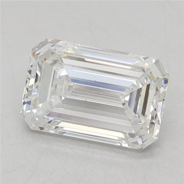 1.27ct D VS2 Rare Carat Ideal Cut Emerald Lab Grown Diamond