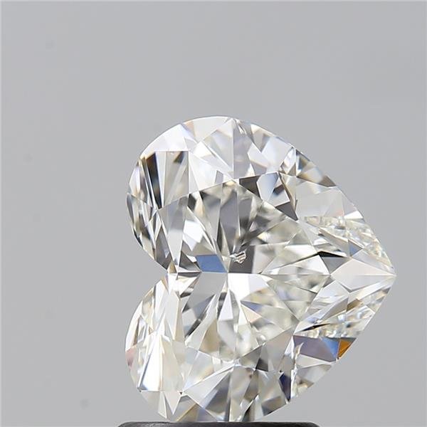 1.90ct H SI2 Rare Carat Ideal Cut Heart Diamond