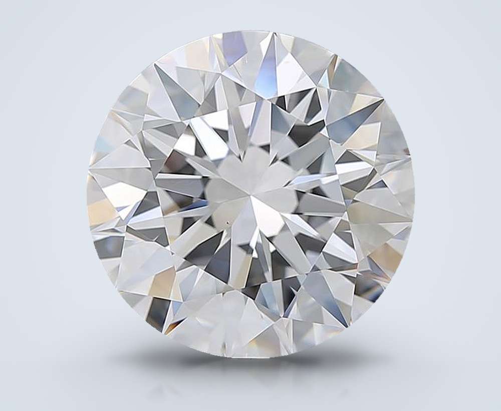 8.02 Carat Round Natural Diamond