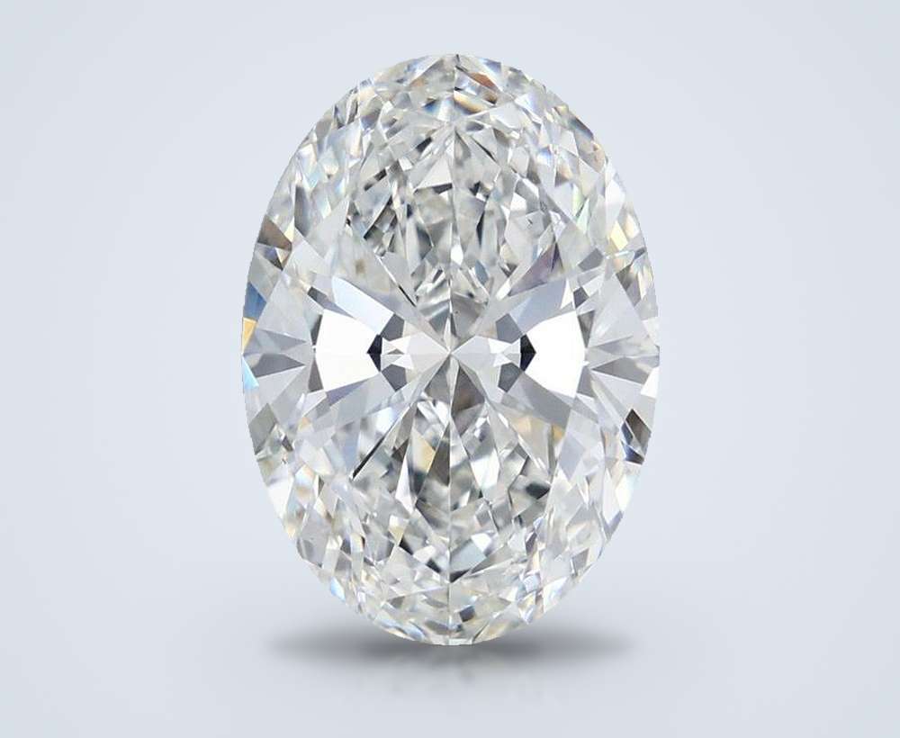 6.94 Carat Oval Lab Diamond