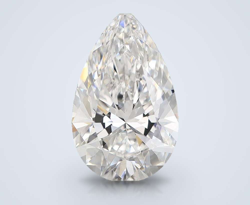 3.55 Carat Pear Lab Diamond