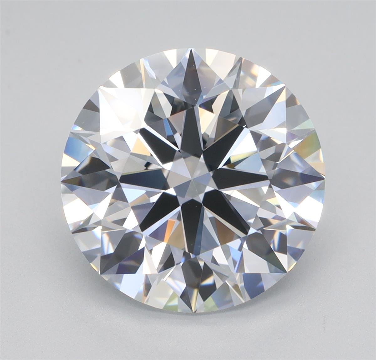 4.24ct F VVS1 Rare Carat Ideal Cut Round Lab Grown Diamond