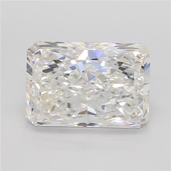 4.09ct H VS1 Rare Carat Ideal Cut Radiant Diamond