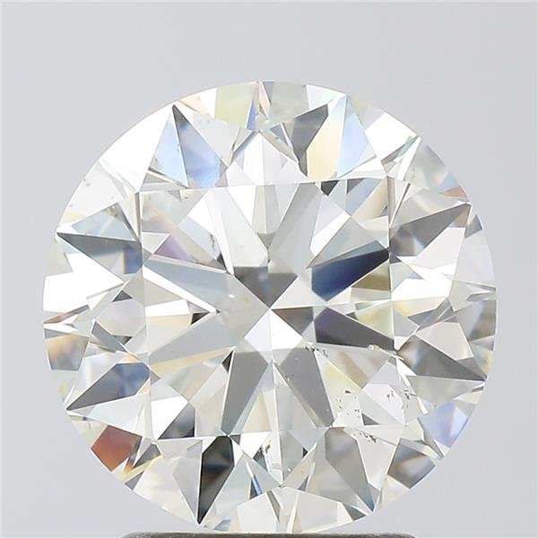 2.43ct K VS2 Rare Carat Ideal Cut Round Diamond