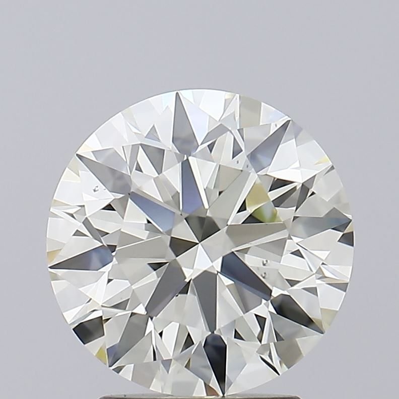 2.74ct K VS2 Rare Carat Ideal Cut Round Diamond