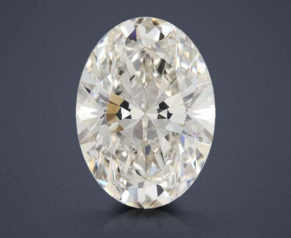 3.70 Carat Oval Lab Diamond