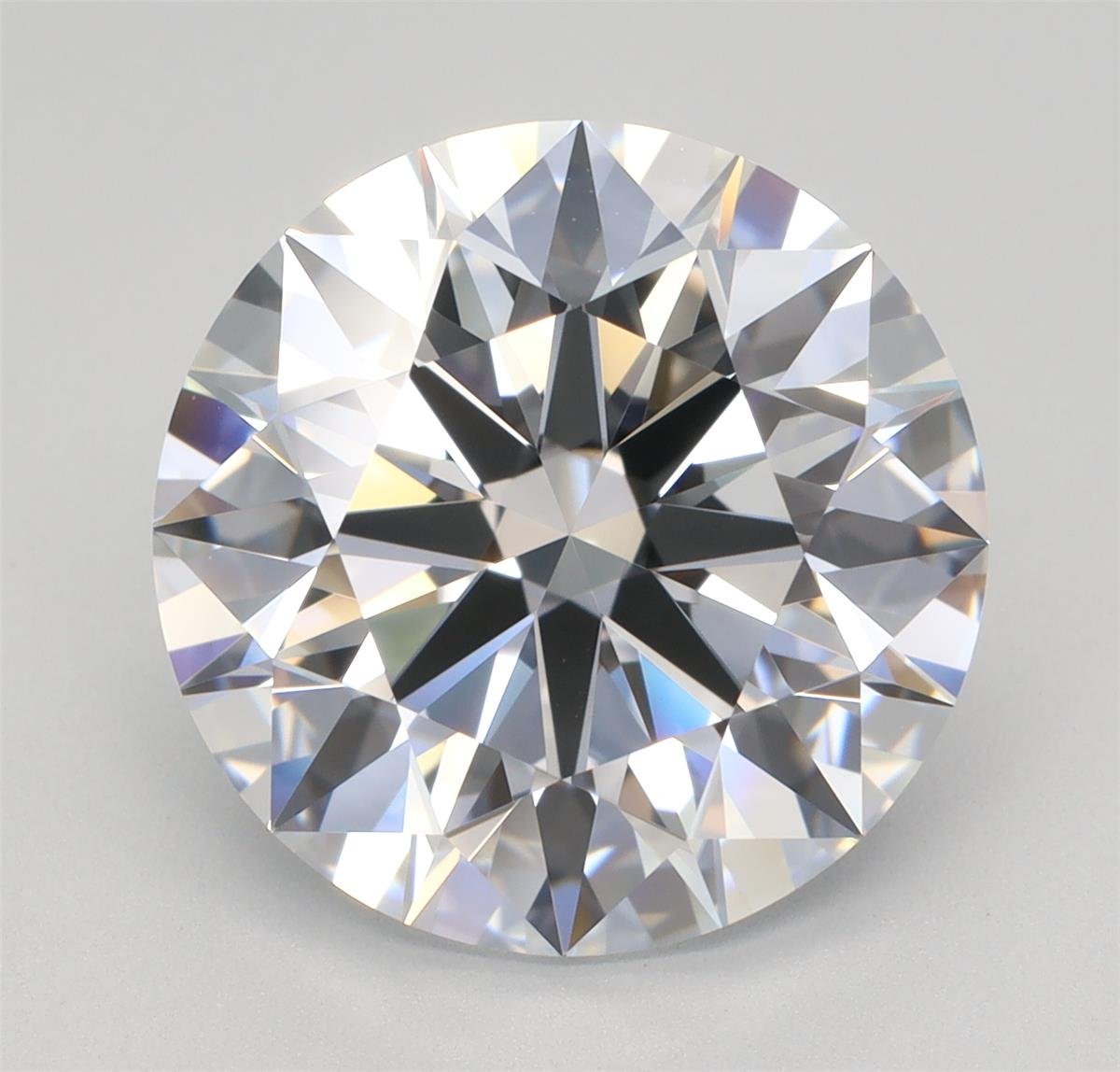 5.06ct F VVS1 Rare Carat Ideal Cut Round Lab Grown Diamond