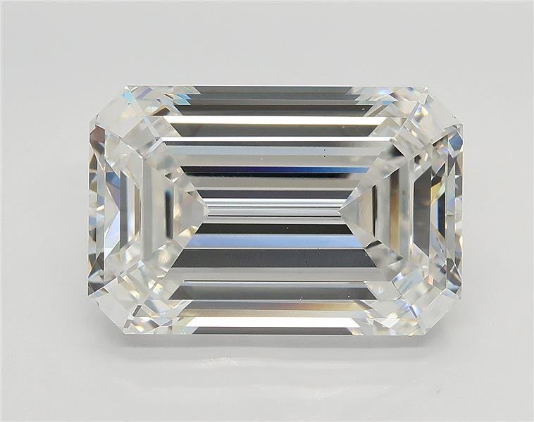 8.06ct E VS1 Excellent Cut Emerald Lab Grown Diamond