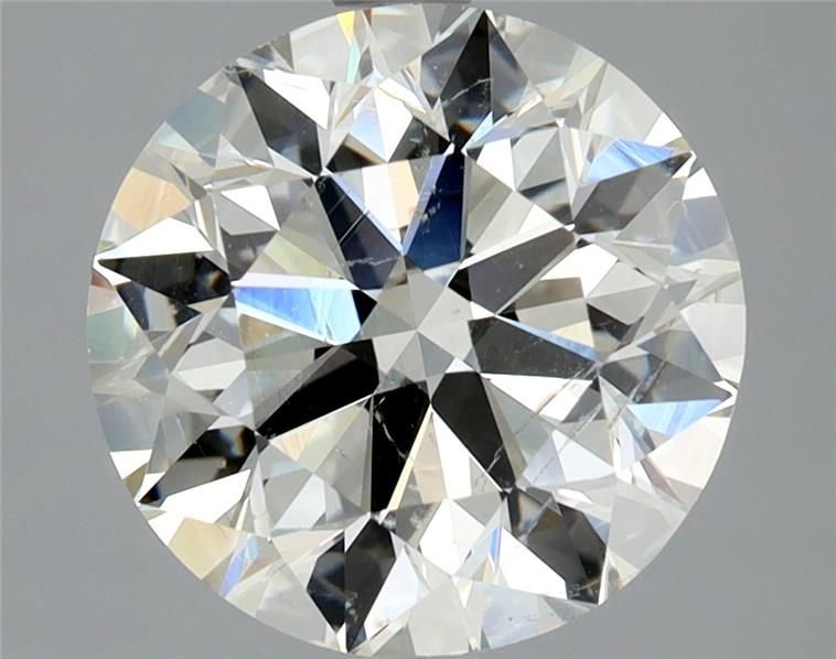 3.40ct J SI2 Excellent Cut Round Diamond