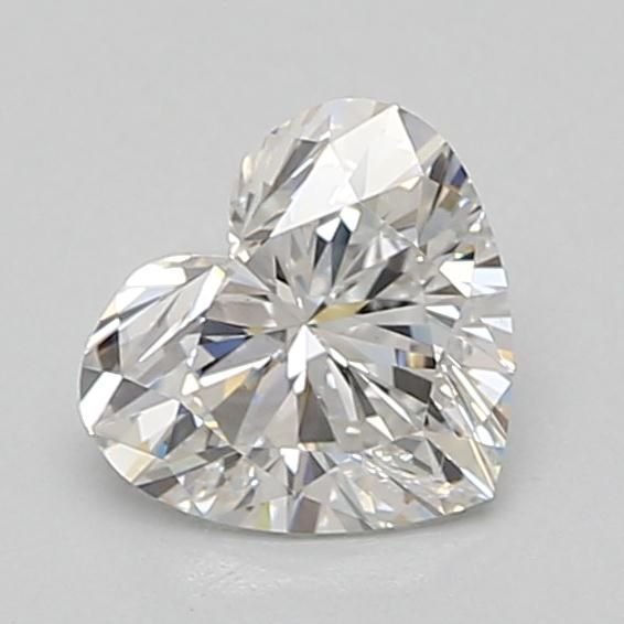 1.29ct F VS1 Rare Carat Ideal Cut Heart Lab Grown Diamond