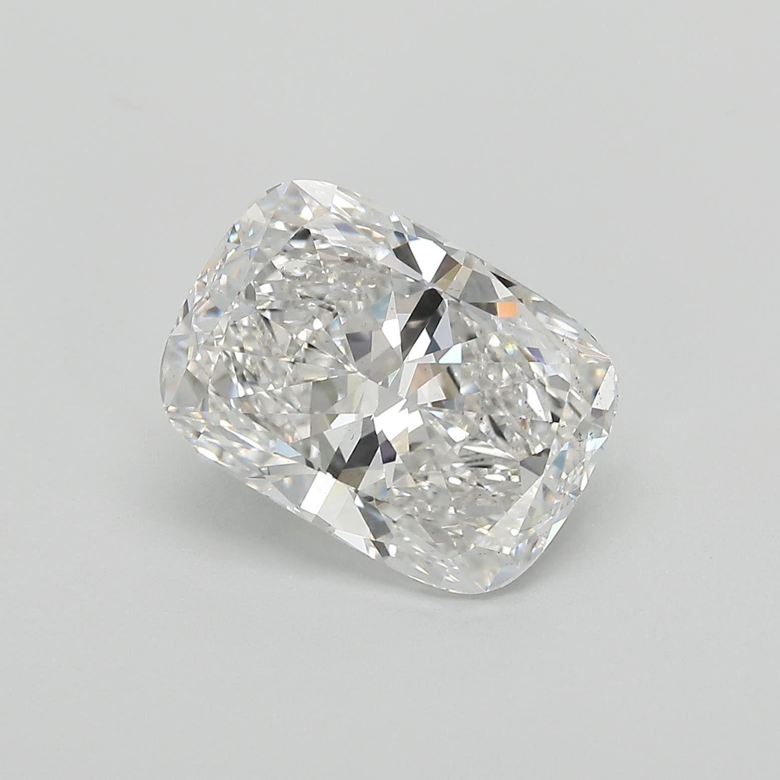 5.00ct F SI1 Very Good Cut Cushion Lab Grown Diamond