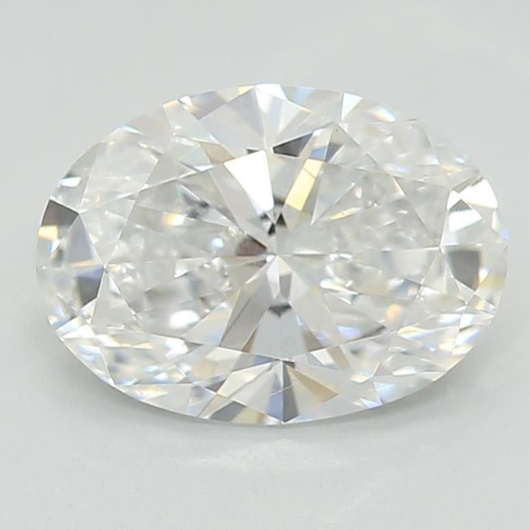 0.84ct D VS2 Rare Carat Ideal Cut Oval Lab Grown Diamond