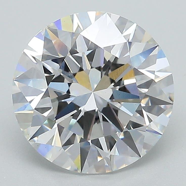 2.83ct F VS1 Excellent Cut Round Lab Grown Diamond