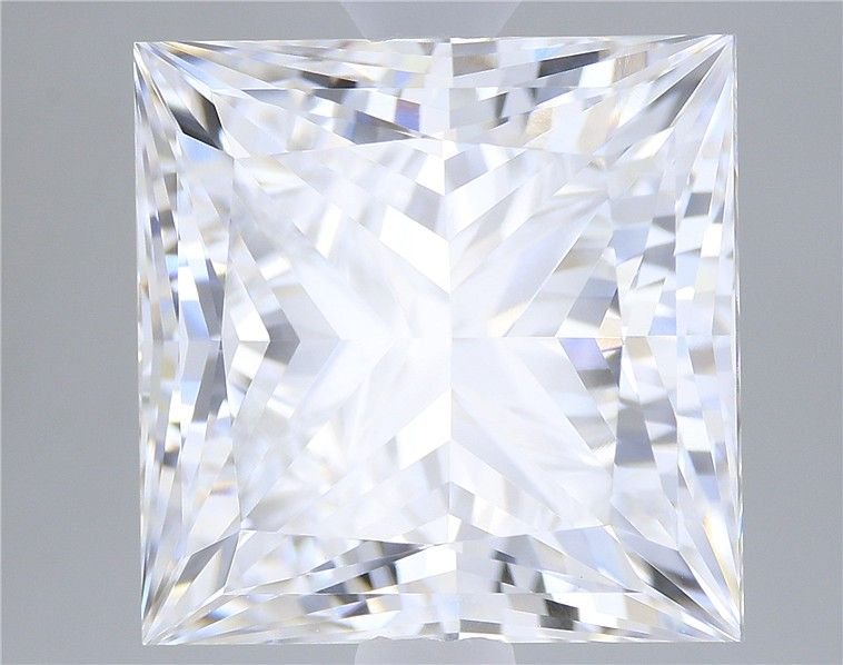 3.05ct E VVS2 Rare Carat Ideal Cut Princess Lab Grown Diamond