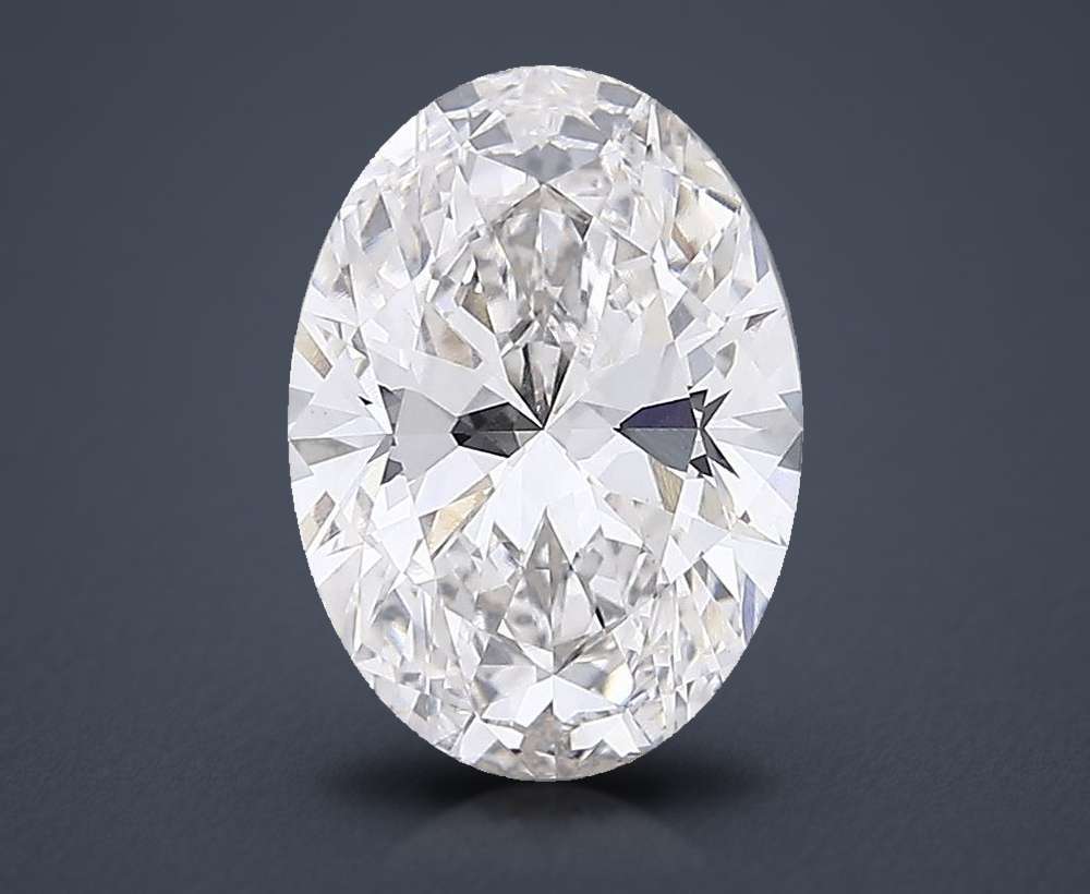 3.85 Carat Oval Lab Diamond