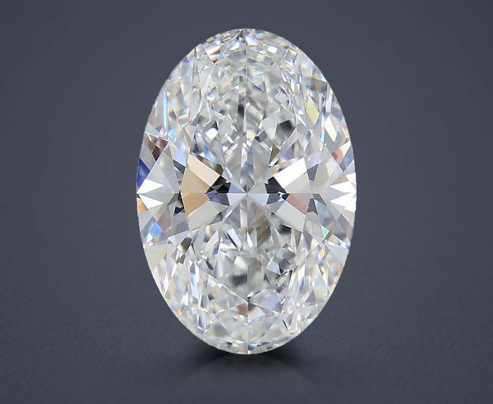 6.10 Carat Oval Lab Diamond