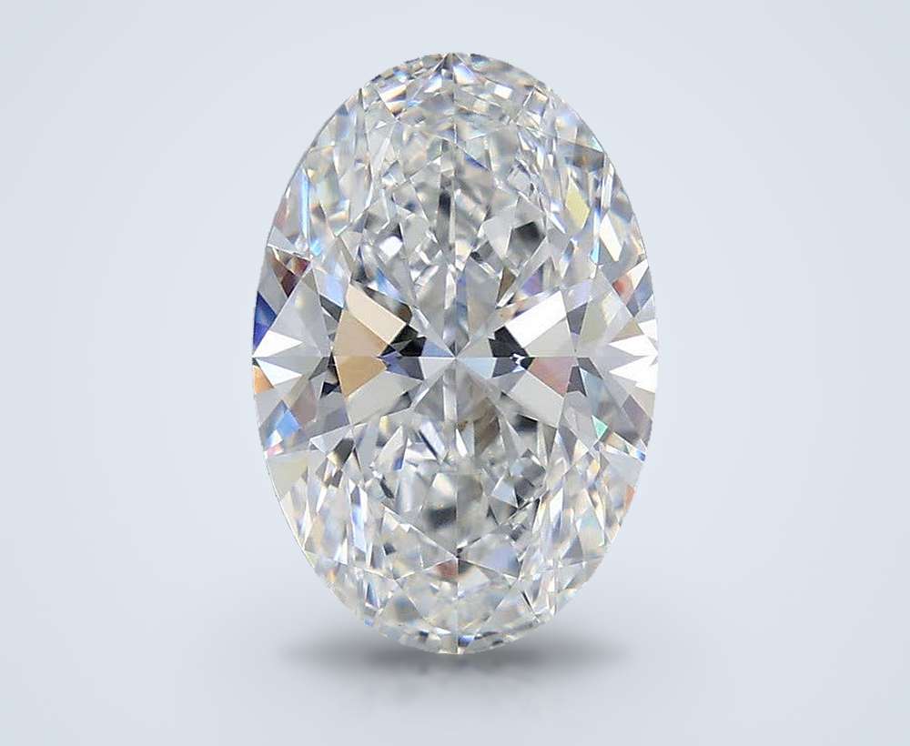 6.10 Carat Oval Lab Diamond