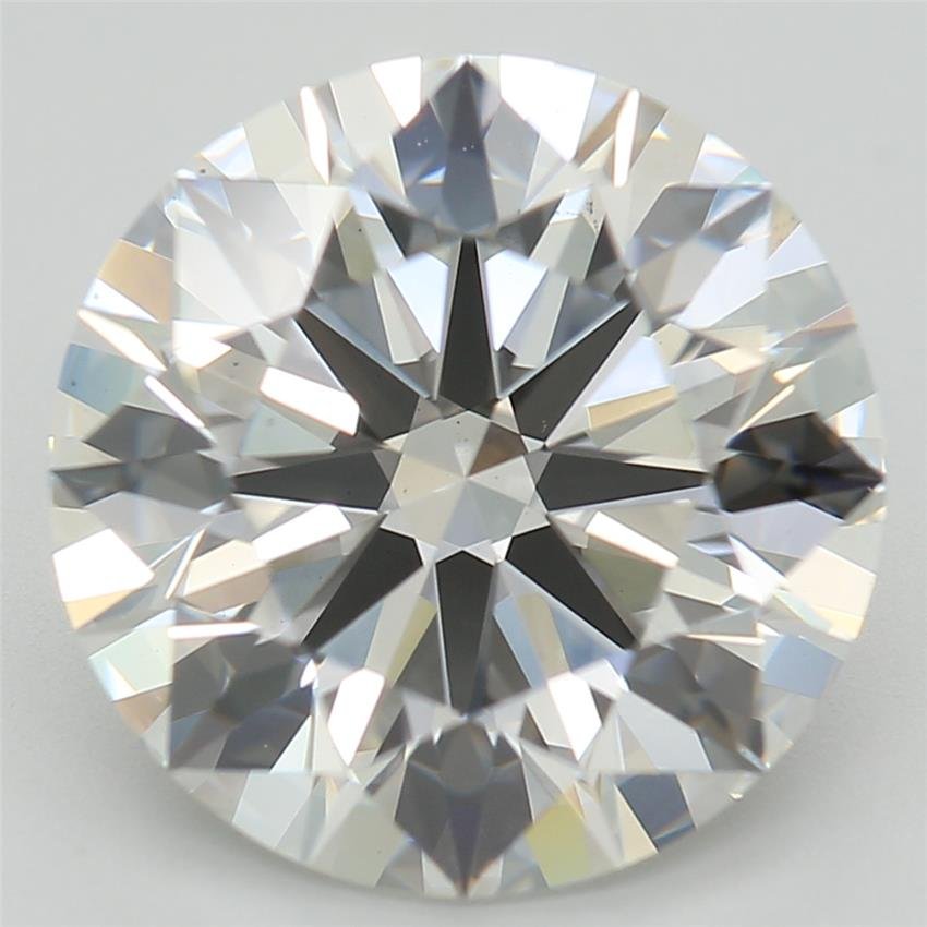 3.41ct G VS2 Rare Carat Ideal Cut Round Lab Grown Diamond