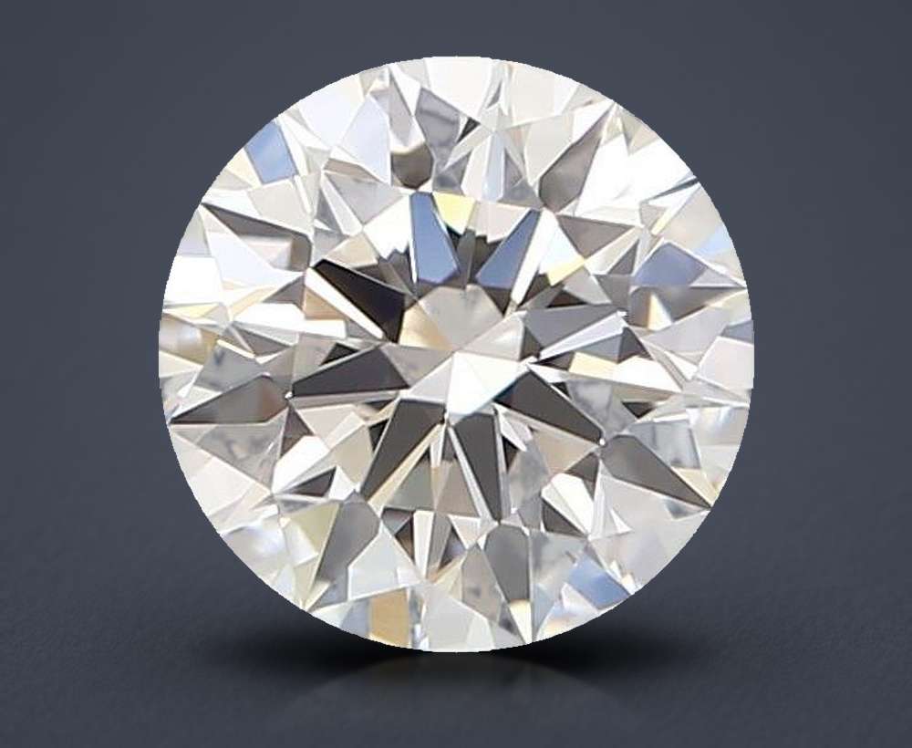 0.59 Carat Round Natural Diamond
