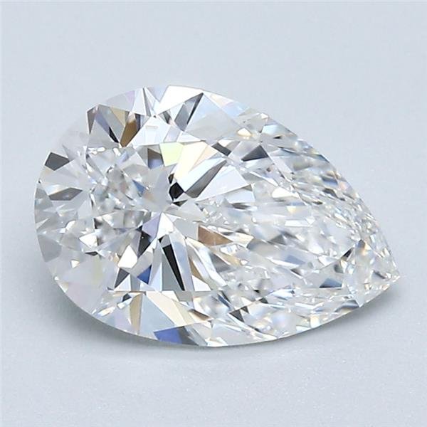 1.51ct E VS1 Rare Carat Ideal Cut Pear Diamond