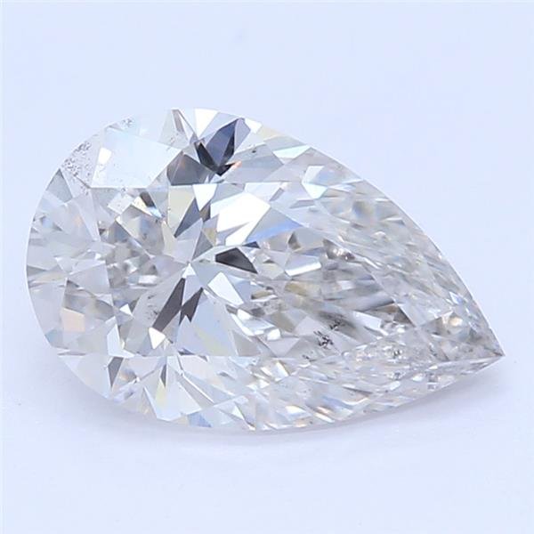 0.70ct F SI1 Rare Carat Ideal Cut Pear Lab Grown Diamond