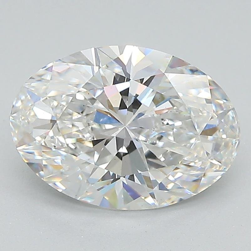 2.16ct E VS2 Rare Carat Ideal Cut Oval Lab Grown Diamond