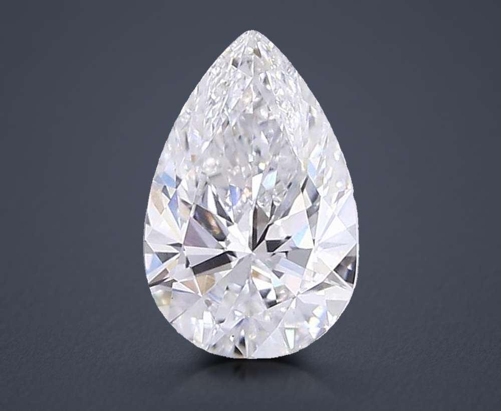 3.00 Carat Pear Lab Diamond