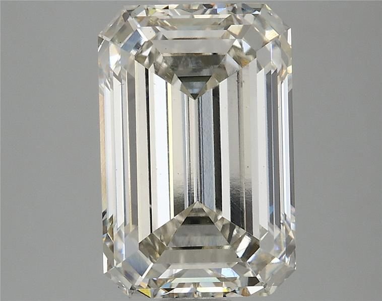 5.51ct J VS1 Rare Carat Ideal Cut Emerald Lab Grown Diamond