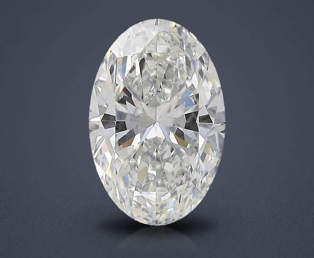 3.52 Carat Oval Lab Diamond