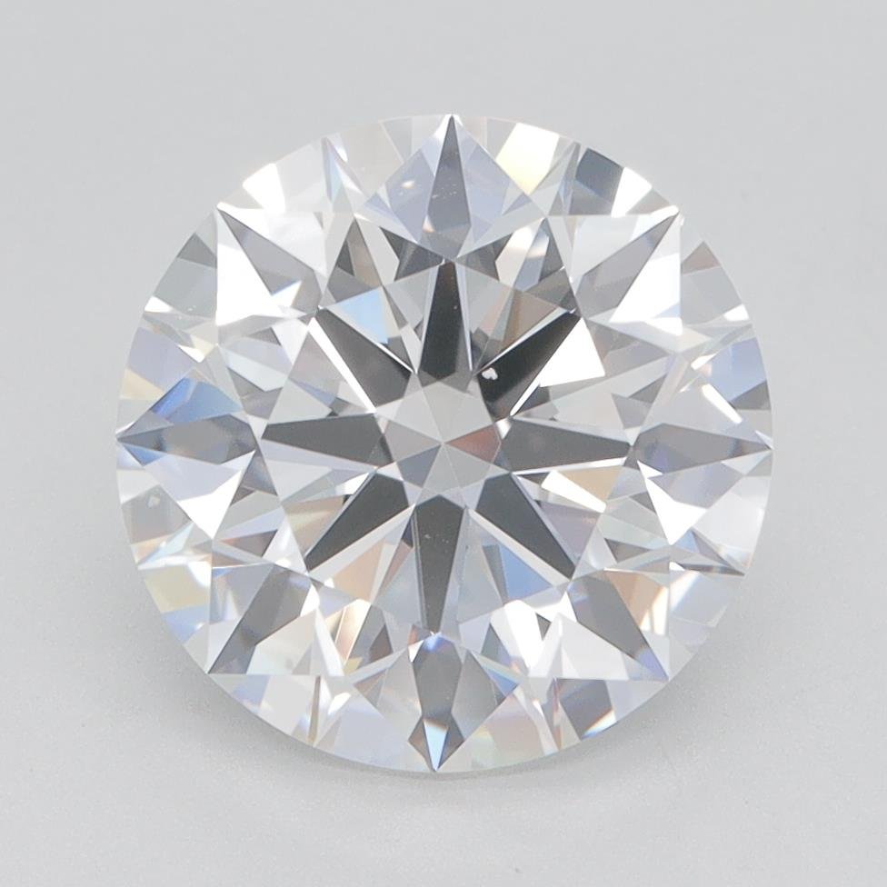 5.06ct E VVS1 Rare Carat Ideal Cut Round Lab Grown Diamond