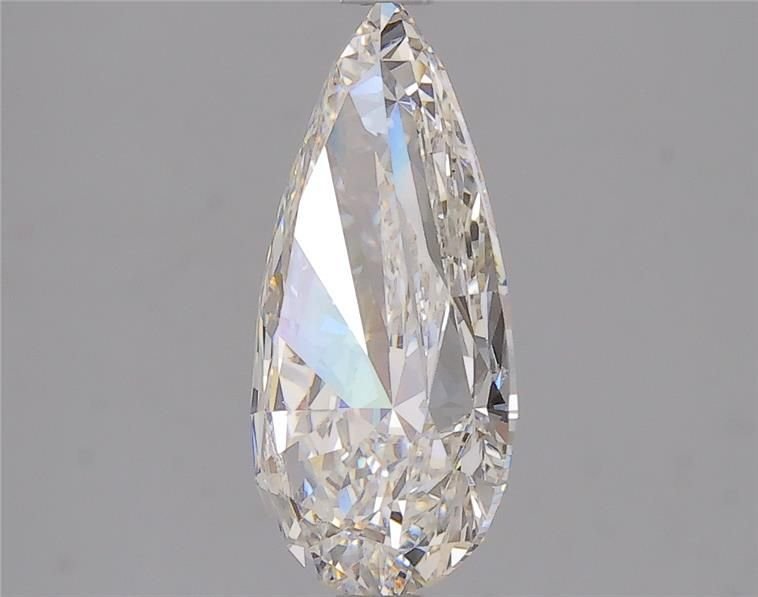 2.85ct H VS1 Rare Carat Ideal Cut Pear Lab Grown Diamond