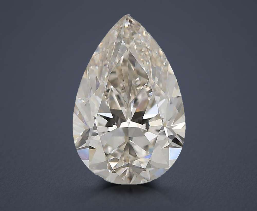 1.83 Carat Pear Natural Diamond