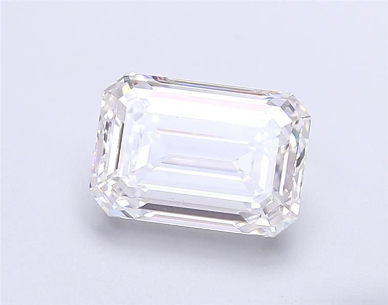 2.11ct E VS1 Rare Carat Ideal Cut Emerald Lab Grown Diamond